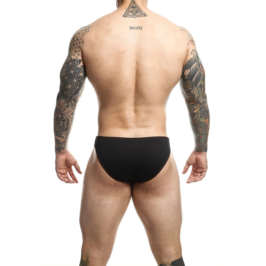 MOB - SCHWARZER TOUCAN-BADEANZUG, GRÖSSE M