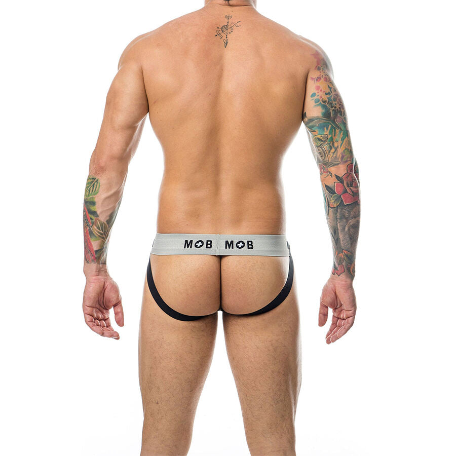 MOB - CLASSIC STRIPE WEISSER JOCK GRÖSSE L