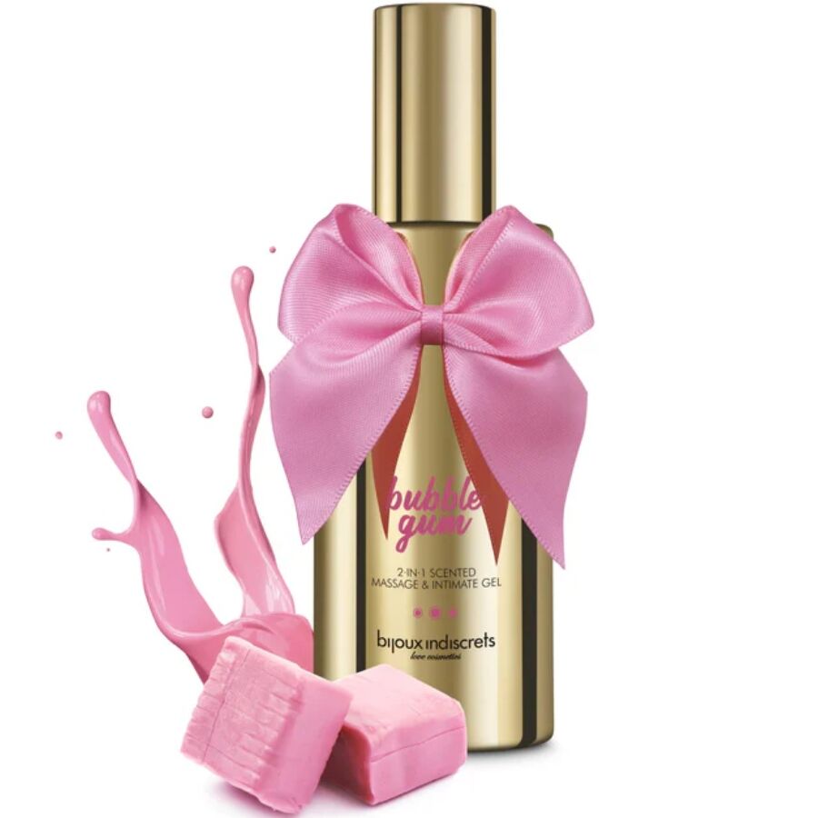 BIJOUX - BUBBLE GUM 2·IN·1 DUFTENDES MASSAGE- & INTIMGEL 100 ML