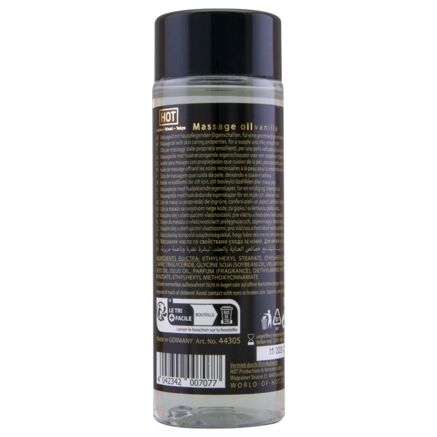 HOT - MASSAGEÖL VANILLE 100 ML