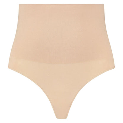 BYE-BRA - NAHTLOSER GÜRTEL STIL TANGA BEIGE GRÖSSE S