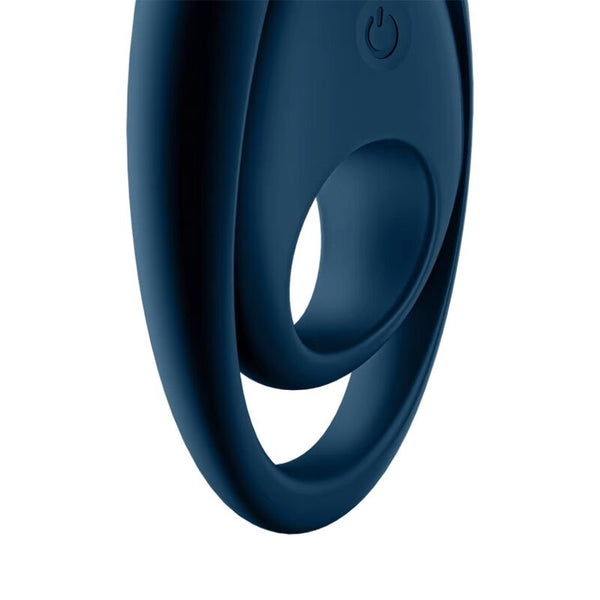 SATISFYER - GLORIOUS DUO RING VIBRATOR BLAU