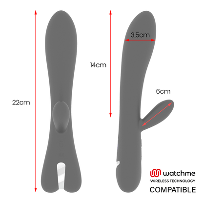 BRILLY GLAM - ERIK VIBRATOR + WATCHME-FERNBEDIENUNG