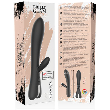 BRILLY GLAM - ERIK VIBRATOR + WATCHME-FERNBEDIENUNG
