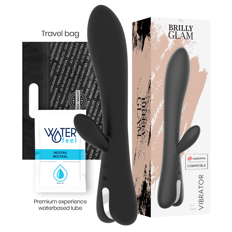 BRILLY GLAM - ERIK VIBRATOR + WATCHME-FERNBEDIENUNG