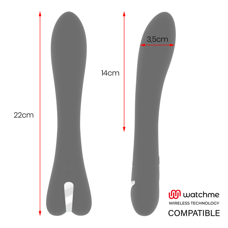 BRILLY GLAM - RYAN VIBRATOR + WATCHME-FERNBEDIENUNG