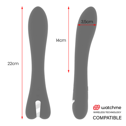 BRILLY GLAM - RYAN VIBRATOR + WATCHME-FERNBEDIENUNG