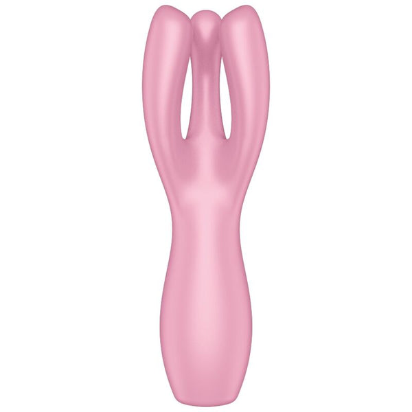 SATISFYER - THREESOME 3 VIBRATOR ROSA