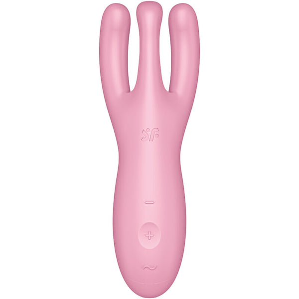 SATISFYER - THREESOME 4 VIBRATORAPP ROSA