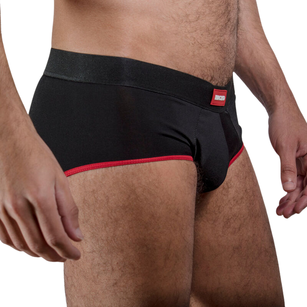 MACHO - MS24R KURZE UNTERHOSE DUNKELROT XL