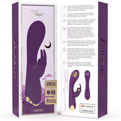 TREASURE - LAURENCE RABBIT-VIBRATOR + WATCHME-FERNBEDIENUNG