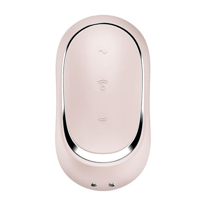 SATISFYER - PRO TO GO 2 DOPPELTER LUFTPULSSTIMULATOR & VIBRATOR BEIGE