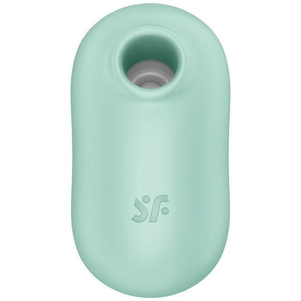 SATISFYER - PRO TO GO 2 DOPPELTER LUFTPULSSTIMULATOR & VIBRATOR GRÜN