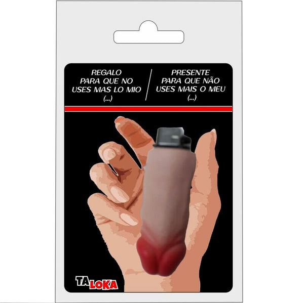TALOKA - FANTASTISCHES FEUERZEUG IN FORM EINES FLEISCHFARBENEN PENIS