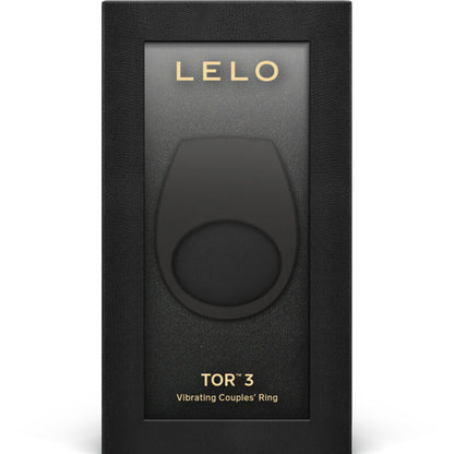 LELO - TOR 3 SCHWARZER VIBRATORRING