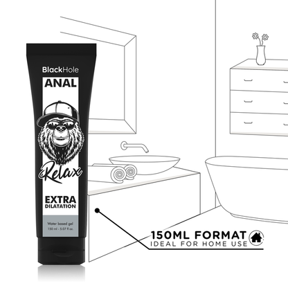 BLACK HOLE - ANAL-DILATIONSGEL AUF WASSERBASIS 150 ML
