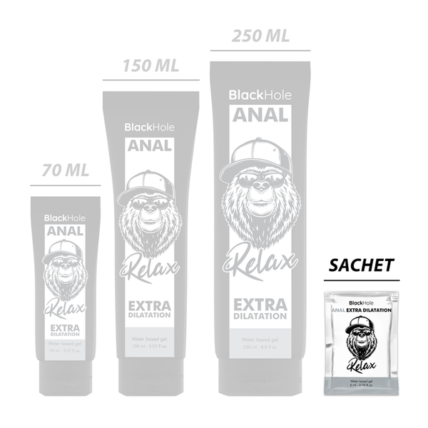 BLACK HOLE - WASSERBASIERTES GEL EXTRA DILATATION 6 ML EINZELDOSIS