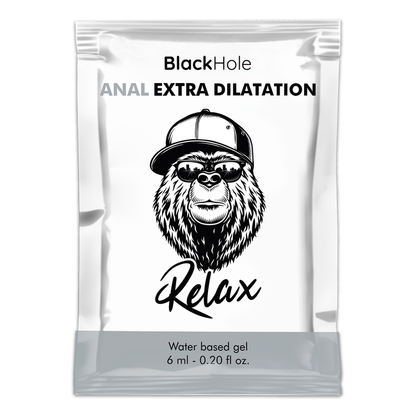 BLACK HOLE - WASSERBASIERTES GEL EXTRA DILATATION 6 ML EINZELDOSIS