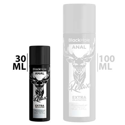 BLACK HOLE - GEL AUF SILIKONBASIS ZUR ANAL-DILATATION 30 ML