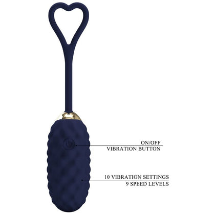 PRETTY LOVE - VIVIAN BLUE VIBRATIONS-EI MIT FERNBEDIENUNG