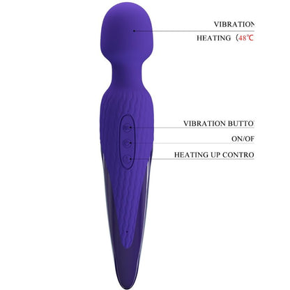 PRETTY LOVE - ANTONY YOUTH WAND VIBRATOR VIOLET WRMEEFFEKT
