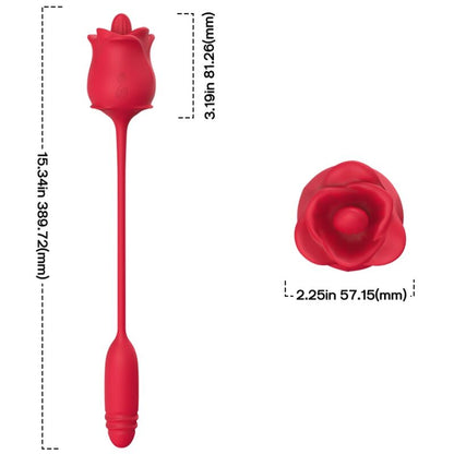 ARMONY - 3-IN-1 ROSA, STIMULATOR, SAUG- UND UP&DOWN-FUNKTION MIT ROTEM SCHWANZ