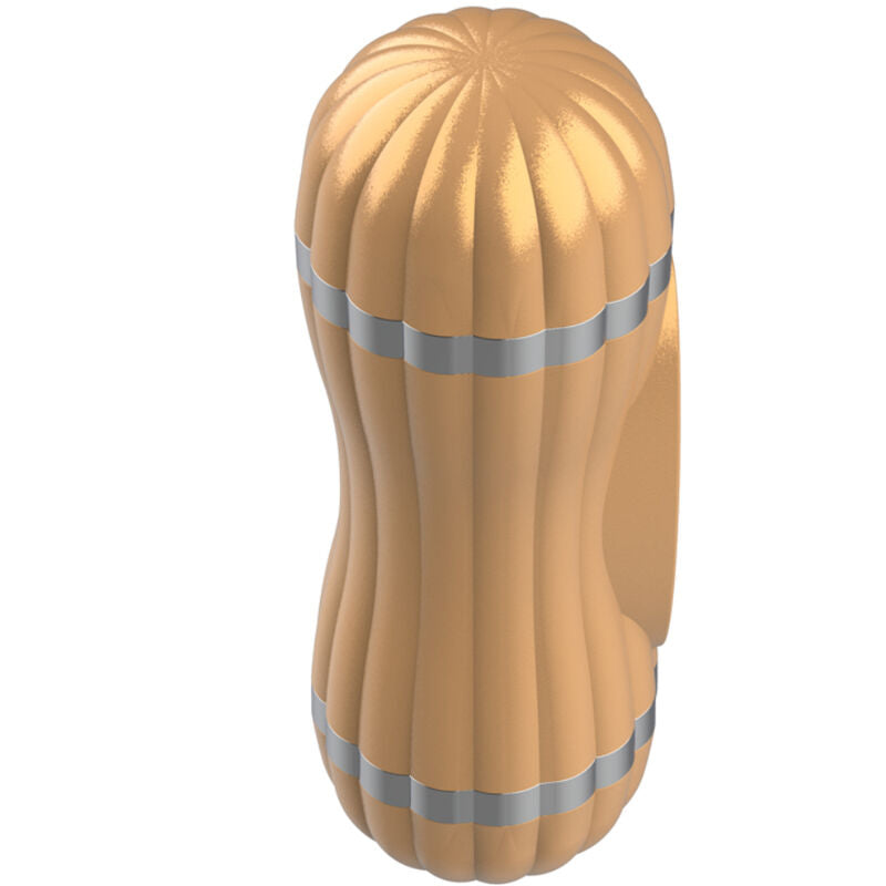 ARMONY - BEVIS DOPPEL-MASTURBATOR FÜR VAGINA & MUND OHNE VIBRATION GOLD