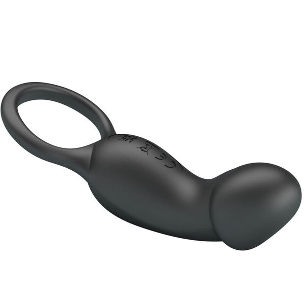 PRETTY LOVE - WARREN BLACK ANALRING & VIBRATOR