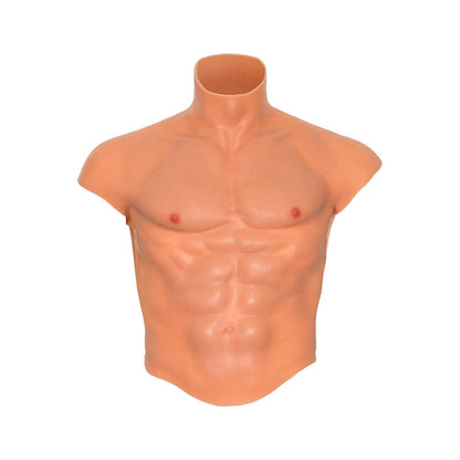 VERBORGENE BEDÜRFNIS - ALTER EGO SILIKON-MÄNNERTORSO-SHIRT MIT ABS-FLEISCH