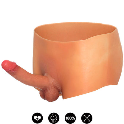 VERBORGENE BEGIERDE – ALTER EGO BOXERSHOT MIT 18 CM PENIS, GRÖSSE L