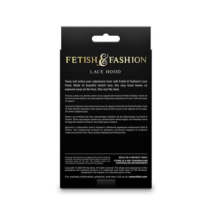 NS NOVELTIES - FETISH & FASHION SPITZENHAUBE SCHWARZ