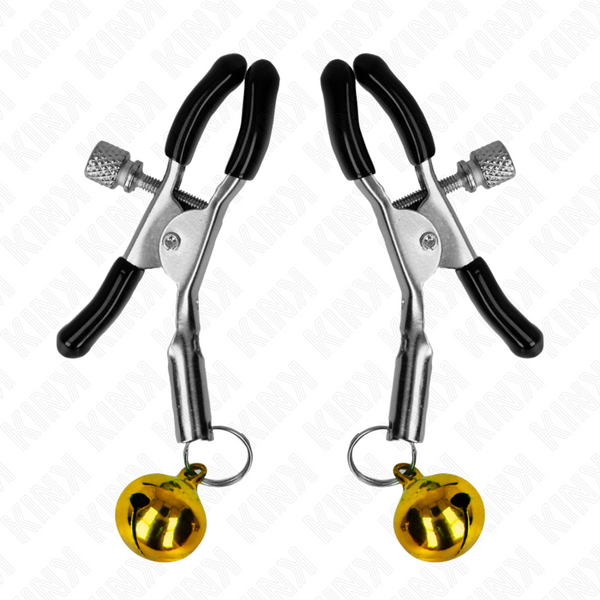 KINK - GOLDENE EINZELNE GLOCKEN-NIPPELNKLEMME 6 CM
