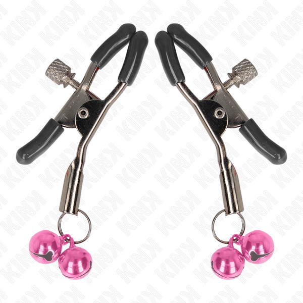KINK - DOPPELGLÖCKCHEN-NIPPELKLAMMER ROSA 6 CM