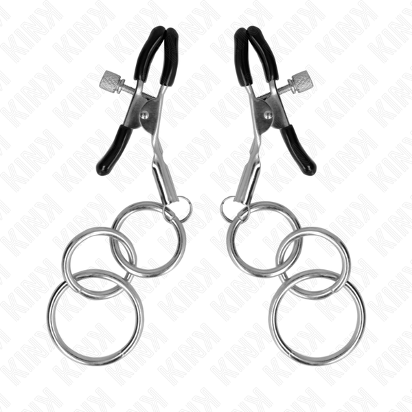 KINK - 3 O-RING NIPPELKLEMMEN 6 CM