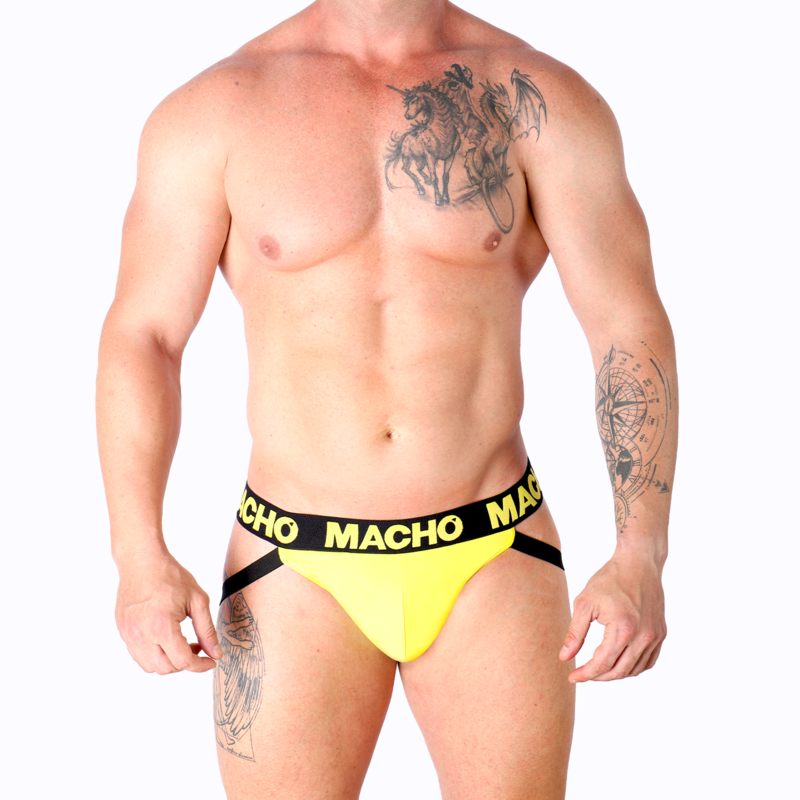 MACHO - MX25A JOCK LYCRA GELB M