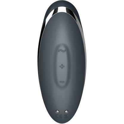 SATISFYER - TAP & CLIMAX 2 VIBRATOR & STIMULATOR GRAU