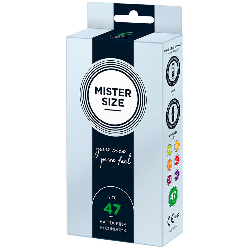 MISTER SIZE - KONDOME GRÖSSE XS 47 MM (10 EINHEITEN)