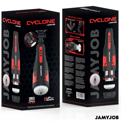 JAMYJOB - CYCLONE AUTOMATISCHER VAGINA-MASTURBATOR 10 ROTATIONS- UND STOSSMODI