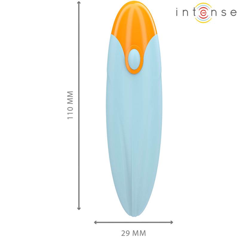 INTENSE - MIKE VIBRIERENDES BULLET 10 VIBRATIONEN BLAU