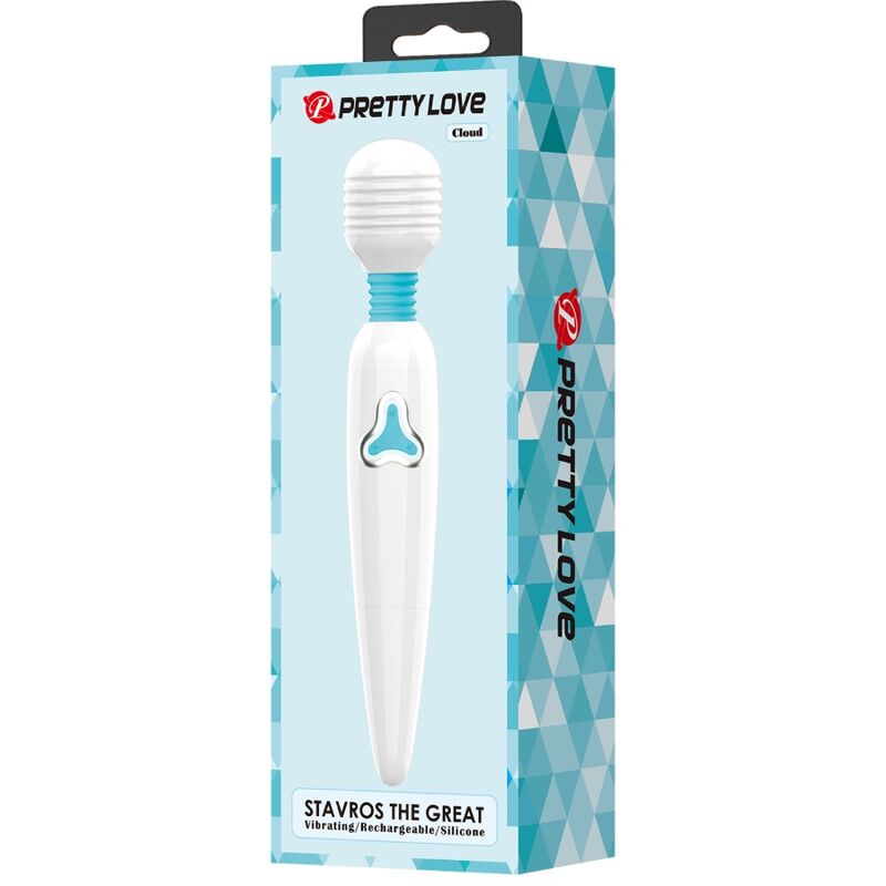 PRETTY LOVE - CLOUD WAND VIBRATOR 7 VIBRATIONEN WEISS