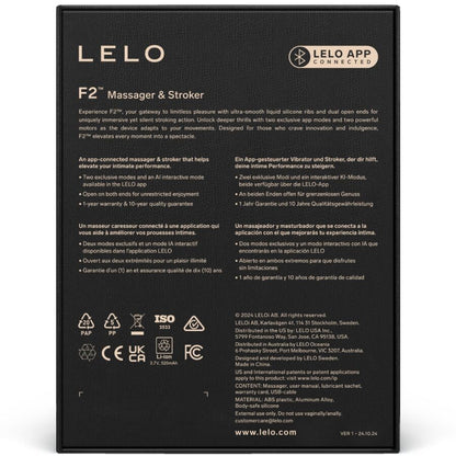 LELO - F2S™ TEAL MÄNNLICHER MASTURBATOR ROT