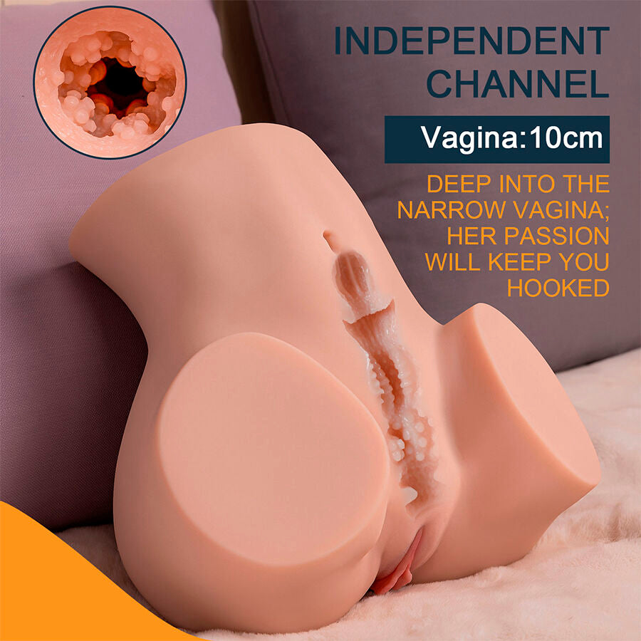XISE - SYDNI REALISTISCHER MEHRFACHPOSITIONS-VAGINA-MASTURBATOR MIT STOSSFUNKTION