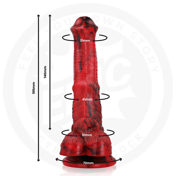 EPIC- DILDO VULCANUS NIGHT DRAGON