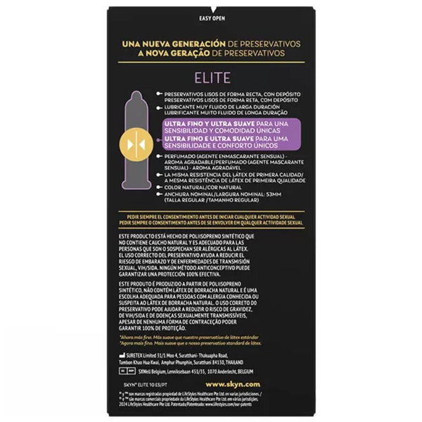 SKYN - ELITE ULTRADÜNNE KONDOME 10 EINHEITEN
