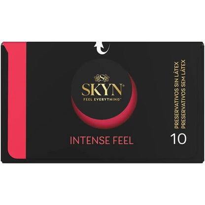 SKYN - KONDOM MIT INTENSIVEM GEFÜHL UND STRUKTURIERTEM WELLENDESIGN, 10 EINHEITEN