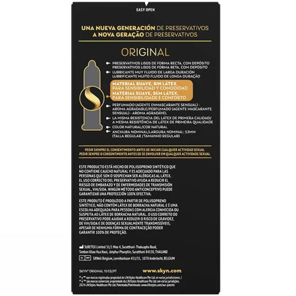 SKYN - ORIGINAL KONDOM NATÜRLICHE SENSATION 10 EINHEITEN