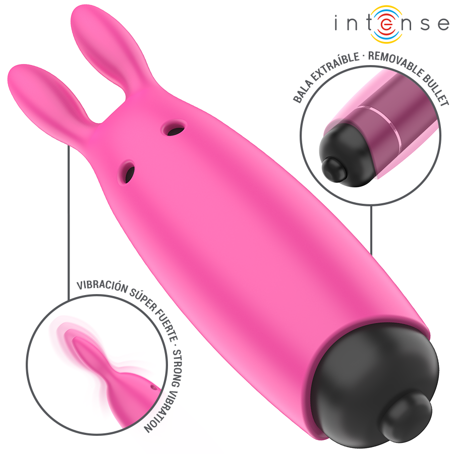 INTENSE - HOPPER PINK VIBRIERENDES BULLET 8,3 X 2,4 CM