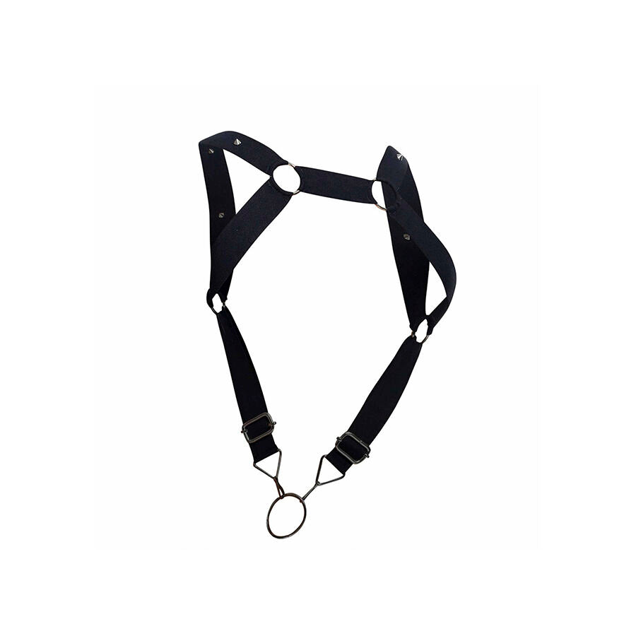 MOB - DNGEON HARNESS MIT GERADEN RÜCKEN SCHWARZ EINHEITSGRÖSSE