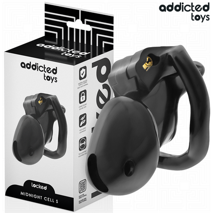 ADDICTED TOYS LOCKED - MINDNIGHT CELL PENIS CAGE GRÖSSE S