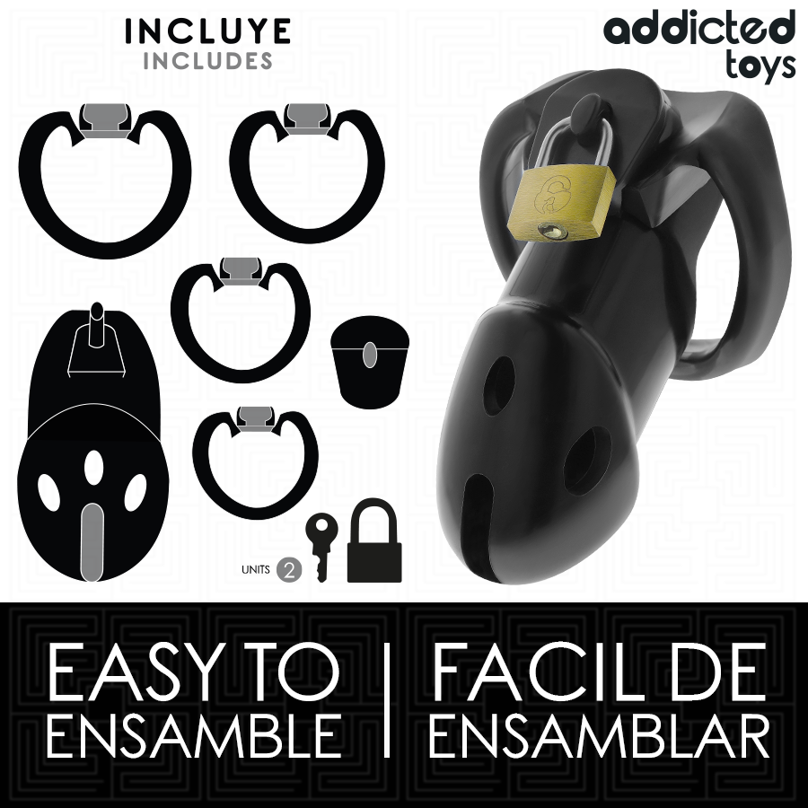 ADDICTED TOYS LOCKED - UNBROKEN DEN PENISKÄFIG 9,8 CM